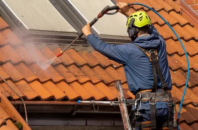 Démoussage et hydrofuge de toiture à Vého